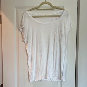 Urban Outfitters Truly Madly Deeply Oversized White Short Sleeve Tee